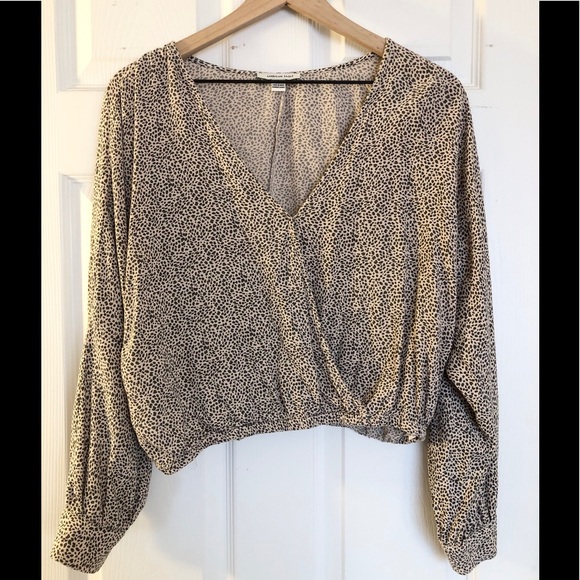 Ae Cinch Waist Long Sleeve Shirt 